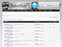 Tablet Screenshot of forums.robotbuzz.fr